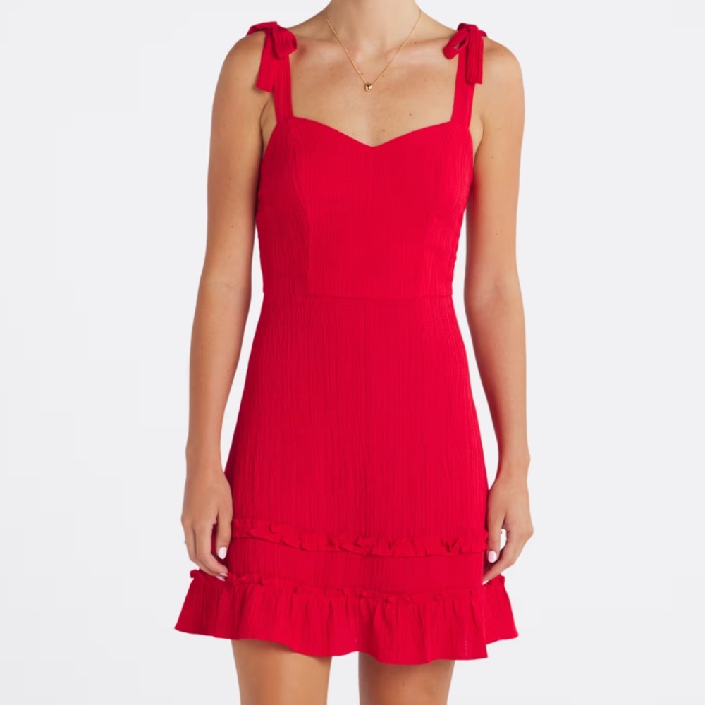 The General Good Dress Women’s Size Large Red Allegra Mini Stitch Fix NWT